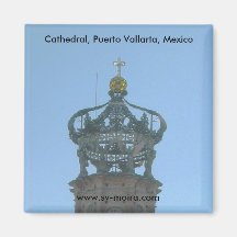 Catedral, Puerto Vallarta, México Imanes De Nevera