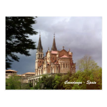 Catedral Santa María La Real de Covadonga Tarjeta Postal