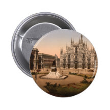 Catedral y plaza, Lombardía, Italia de Milano Pin