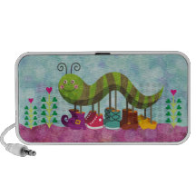 Caterpillar malicioso Doodle altavoces