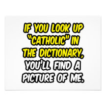 Católico en diccionario… mi imagen comunicado personalizado