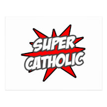 Católico estupendo tarjeta postal
