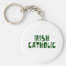 Católico irlandés llaveros personalizados