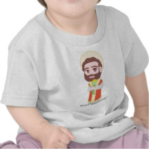 Católico lindo de la tarjeta del día de San Valent Camisetas