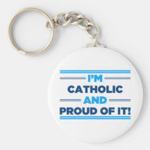 Católico orgulloso llavero