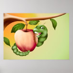 Catterpillar feliz poster