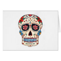 caveira mexicana cartoes