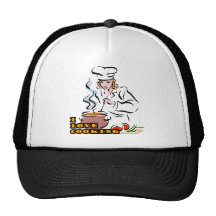 Cavo cocinar al cocinero gorro de camionero