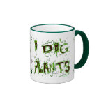 Cavo la taza de café del lema del jardinero de las