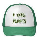 Cavo lema del jardinero de las plantas gorros bordados