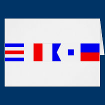 Caza de la bandera de código tarjetas