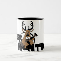 Caza de los ciervos taza de café