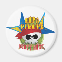 Caza del botín del pirata de Supa Imán De Nevera