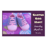 ¡Caza del huevo de Pascua! zapatos del rosa de la  pegatinas