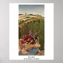 Caza del verraco por Frueauf D.J. Rueland Impresiones