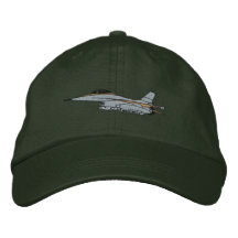 Caza F-16 Gorras De Beisbol Bordadas