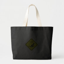 cazador del muchacha bolsa lienzo
