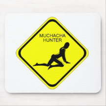 cazador del muchacha tapetes de ratones