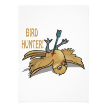 Cazador del pájaro comunicado personal  