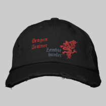 Cazador del zombi del instructor del dragón gorras bordados