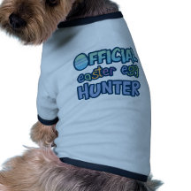 Cazador oficial colorido del huevo de Pascua Ropa Para Mascota