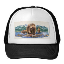Cazadores del río del grisáceo gorra