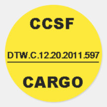 CCSF3 PEGATINA REDONDA