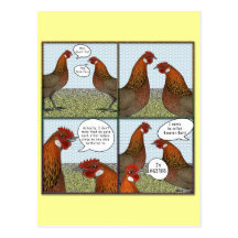 Cebo del gallo tarjetas postales