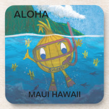 CEBOLLA DEL SWEETY QUE BUCEA EN MAUI, HAWAII POSAVASOS DE BEBIDAS