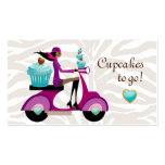 Cebra del AA del chica de la vespa de la tarjeta d