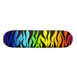 Cebra del arco iris tabla de skate