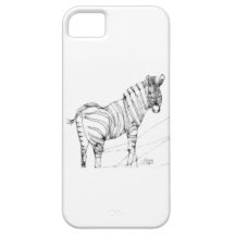 Cebra del escritorzuelo iPhone 5 Case-Mate coberturas
