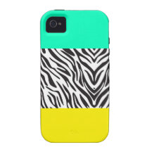 Cebra fabulosa Case-Mate iPhone 4 fundas