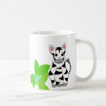 Cebra fresca tazas de café