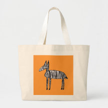 Cebra - naranja bolsa