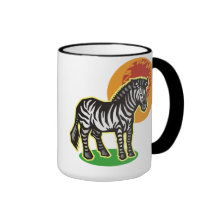 Cebra Tazas De Café