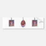 Celeberations: Velas brillantes de las decoracione Pegatina De Parachoque