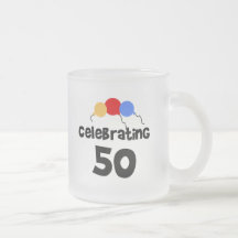 Celebración de 50 taza