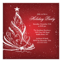Celebración de días festivos moderna del navidad r invitaciones personales 