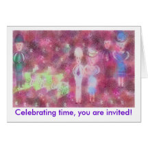 Celebración de tiempo felicitacion 