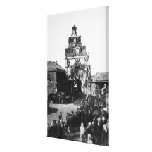 Celebración del aniversario de 500 años lienzo envuelto para galerias