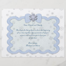 Celebración helada del copo de nieve flyer personalizado