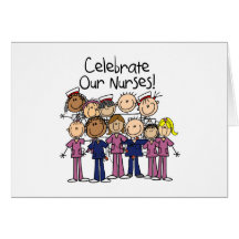 Celebre a nuestras enfermeras tarjetas