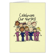 Celebre a nuestras enfermeras tarjetón