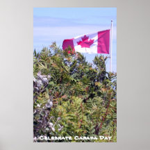Celebre el poster de Canadá
