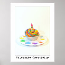 Celebre el poster de la fotografía de la creativid