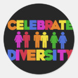 Celebre la diversidad etiquetas  