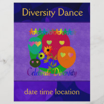Celebre la diversidad tarjetas publicitarias
