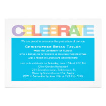Celebre la invitación de la graduación invitaciones