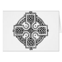 Celtic cross pattern karten